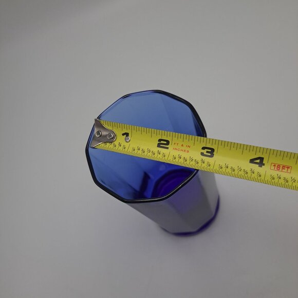 Anchor Hocking Essex Cobalt Blue Iced Tea Glass Vintage Tumbler - Picture 12 of 13